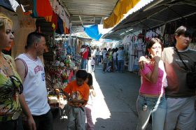 Clothes sold in open air market Lake Chapala, Mexico – Best Places In The World To Retire – International Living